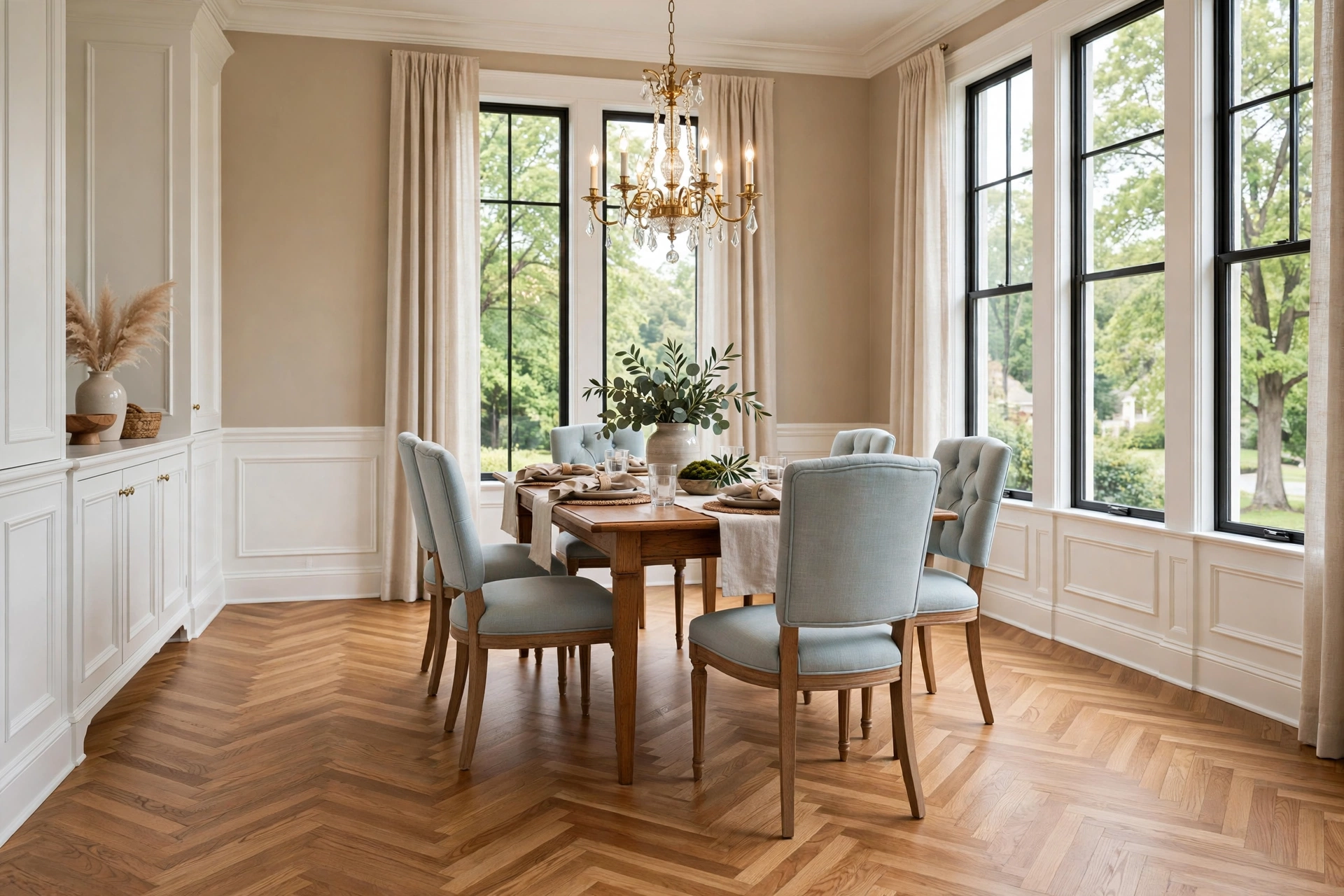 Herringbone Vinyl Installation —  Herringbone Vinyl Installation in Melford by Bowie LVT Flooring Company