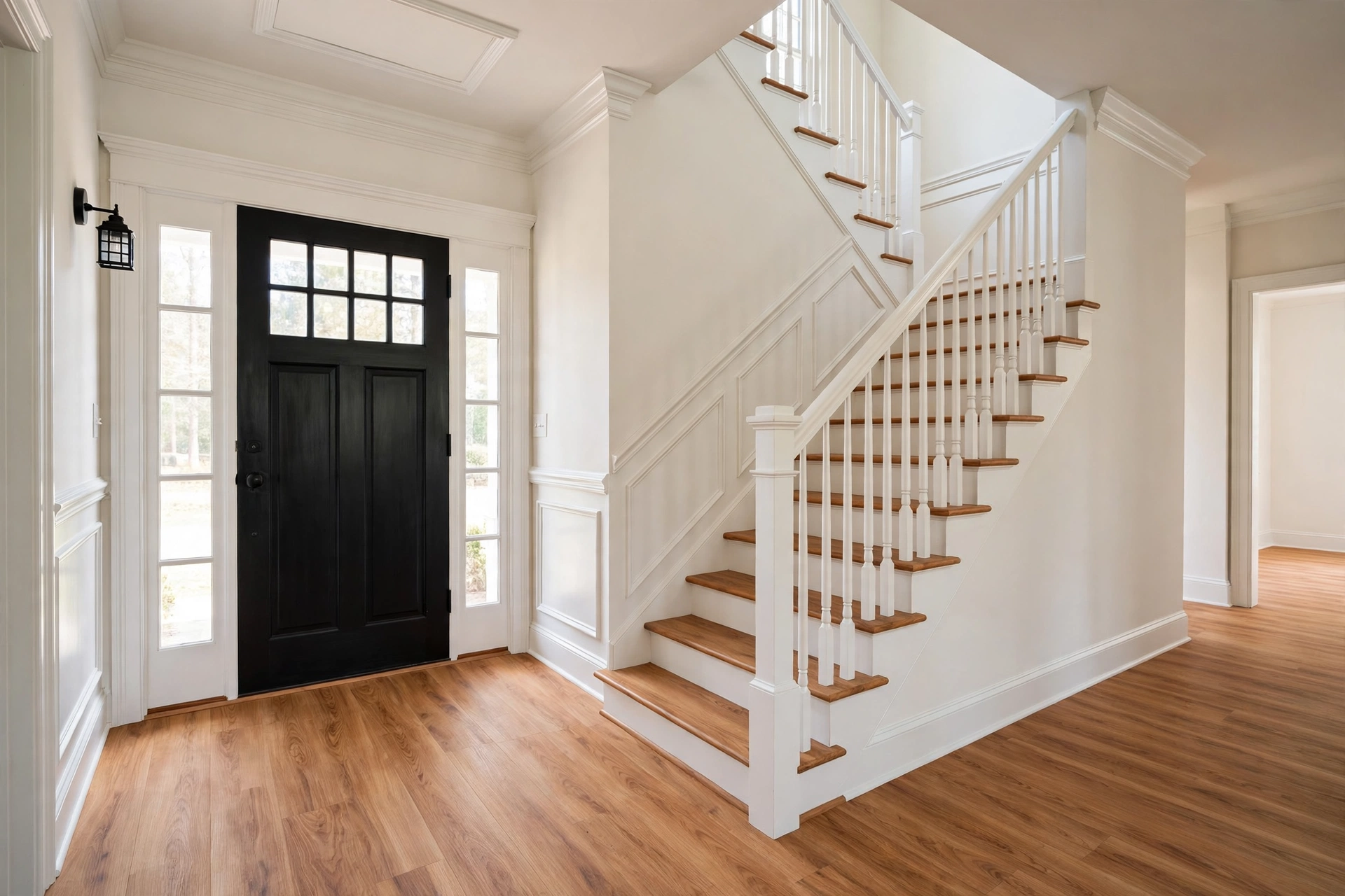 LVT Stair Installation —  LVT Stair Installation in Long Ridge by Bowie LVT Flooring Company